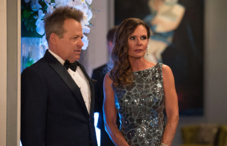 Kin Shriner and Lynn Herring attend the 2019 Nurses Ball in General Hospital