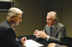 NCIS Milestone Episode 150 Flesh and Blood - Gibbs (Mark Harmon) and DiNozzo (Robert Wagner)