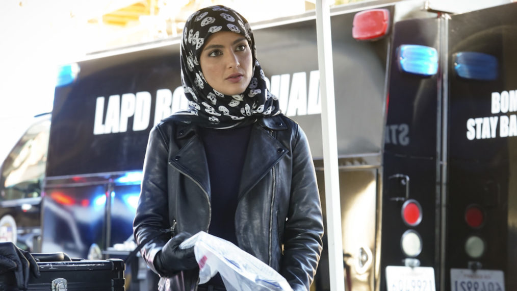 Medalion Rahimi as Special Agent Fatima Namazi in NCIS: Los Angeles, Season 12