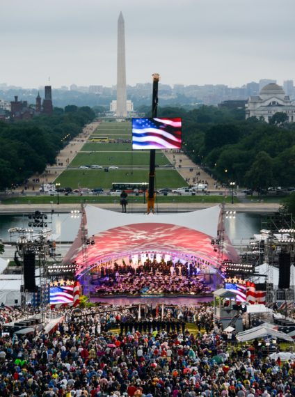 PBS NATIONAL MEMORIAL DAY CONCERT STAGE SHOT