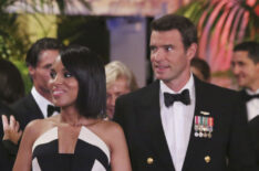 Scandal - Kerry Washington as Kerry Washington and Scott Foley as Jake Ballard