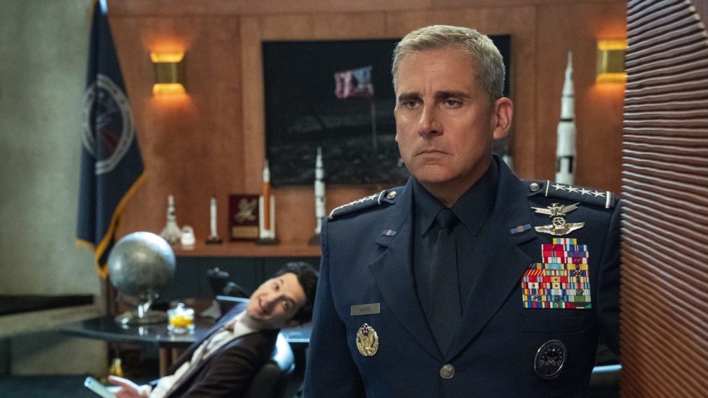 Steve Carell as General Mark Naird in Season 1 of Space Force on Netflix