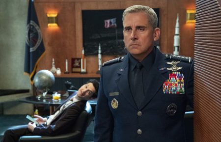 Steve Carell as General Mark Naird in Season 1 of Space Force on Netflix