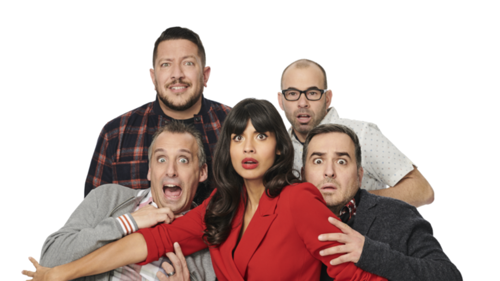 TBS THE MISERY INDEX BRIAN QUINN JAMES MURRAY JAMEELA JAMIL JOE GATTO SAL VULCANO Keyart