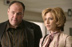 The Sopranos - James Gandolfini and Edie Falco