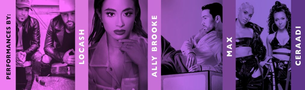 THE CW ICONIC TLC PERFORMERS KEYART Locash Ally Brooke Max & Ceraadi