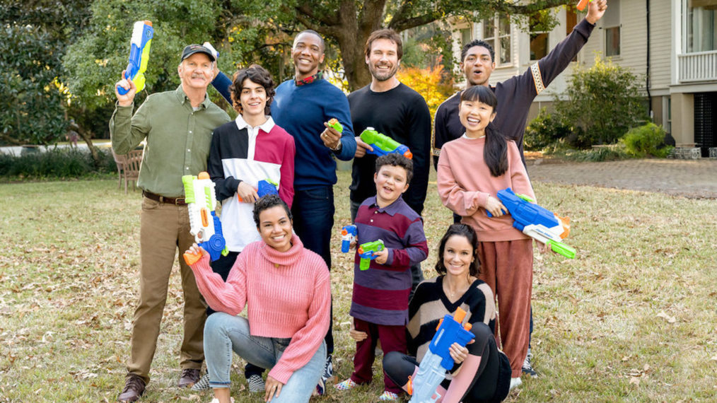 Council of Dads - Michael O'Neill as Larry Mills, Emjay Anthony as Theo Perry, Michele Weaver as Luly Perry, J. August Richards as Dr. Oliver Post, Clive Standen as Anthony Lavelle, Blue Chapman as JJ Perry, Sarah Wayne Callies as Robin Perry, Thalia Tran as Charlotte Perry, Steven Silver as Evan Norris