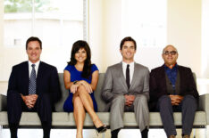 White Collar cast - Tim Dekay, Tiffani Thiessen, Matt Bomer, Willie Garson