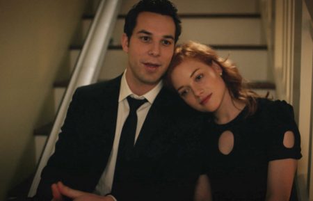 Skylar Astin as Max and Jane Levy as Zoey Clarke in Zoey's Extraordinary Playlist - Season 1