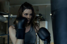 Stana Katic boxing in Absentia