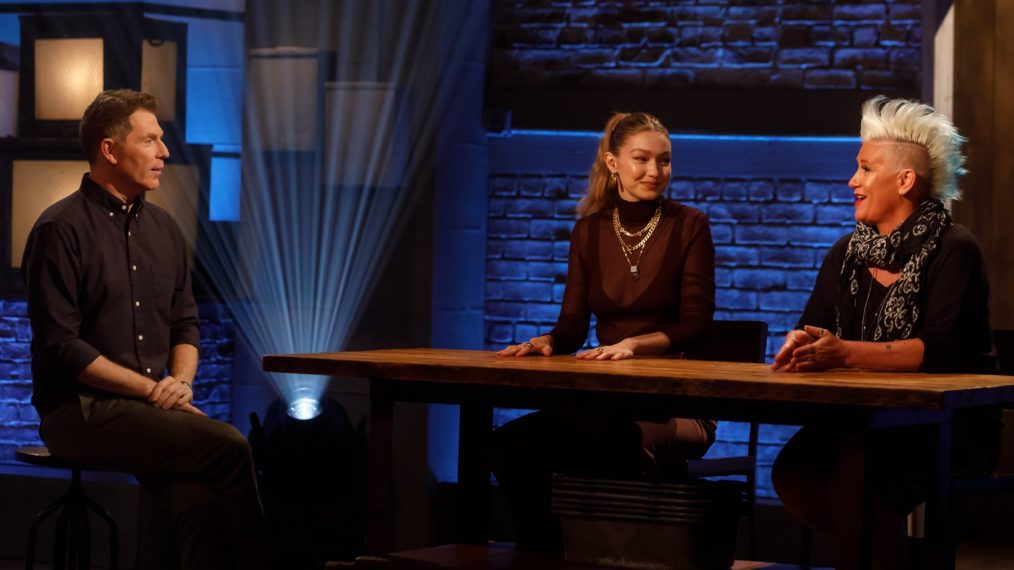 Gigi Hadid Joins Anne Burrell in an Attempt to 'Beat Bobby Flay' (VIDEO)