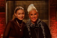 Gigi Hadid and Anne Burrell on Beat Bobby Flay