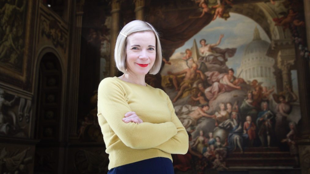 PBS Lucy Worsley Royal Mythe and Secrets Lucy Worsley standing