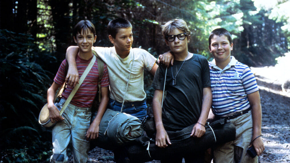 STAND BY ME, Wil Wheaton, River Phoenix, Corey Feldman, Jerry O'Connell, 1986.