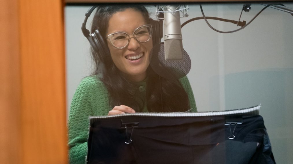 Ali Wong recording lines for Tuca & Bertie