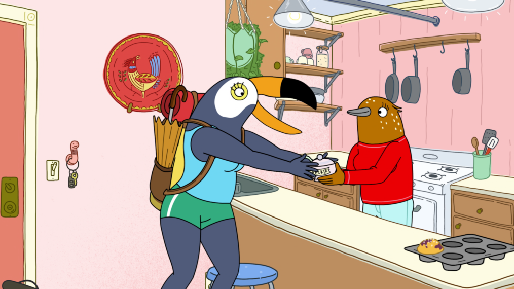 Tuca Visits Bertie's Apartment In The Series Pilot