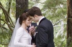 Kristen Stewart and Robert Pattinson in The Twilight Saga: Breaking Dawn: Part 1