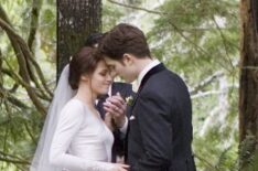 Kristen Stewart and Robert Pattinson in The Twilight Saga: Breaking Dawn: Part 1