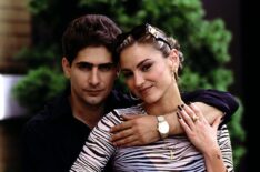 Drea de Matteo and Michael Imperioli in The Sopranos