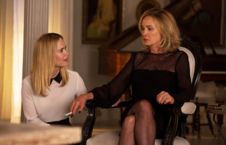 Sarah Paulson and Jessica Lange in American Horror Story: Coven - 'Fearful Pranks Ensue'