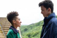 Patricia Allison and Asa Butterfield in Sex Education