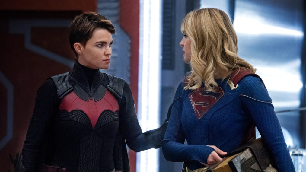 Ruby Rose as Kate Kane/Batwoman and Melissa Benoist as Kara/Supergirl - Crisis on Infinite Earths: Part Three