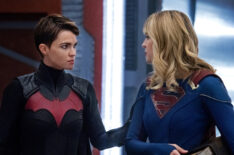 Ruby Rose as Kate Kane/Batwoman and Melissa Benoist as Kara/Supergirl - Crisis on Infinite Earths: Part Three