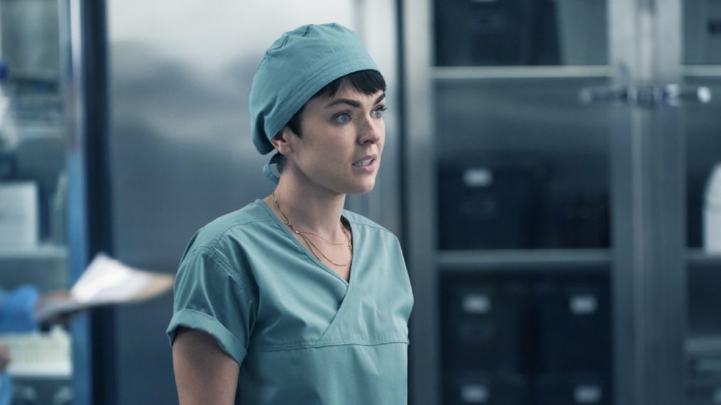 Serinda Swan as Dr. Jenny Cooper in Coroner - 'Black Dog'