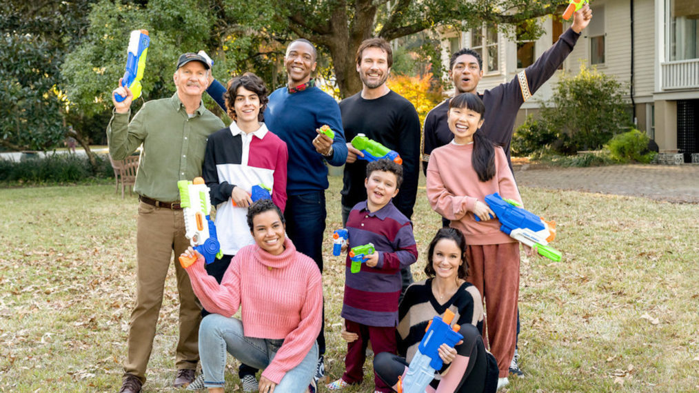 Council of Dads - Michael O'Neill as Larry Mills, Emjay Anthony as Theo Perry, Michele Weaver as Luly Perry, J. August Richards as Dr. Oliver Post, Clive Standen as Anthony Lavelle, Blue Chapman as JJ Perry, Sarah Wayne Callies as Robin Perry, Thalia Tran as Charlotte Perry, Steven Silver as Evan Norris