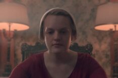 Elisabeth Moss as June in Handmaid's Tale