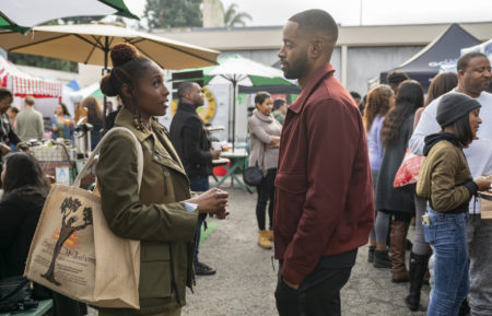 Insecure finale - Issa Rae and Jay Ellis