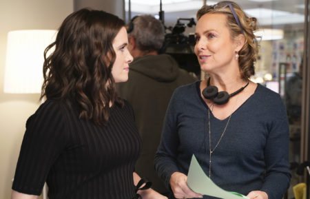 Katie Stevens and Melora Hardin, directing The Bold Type Season 4B