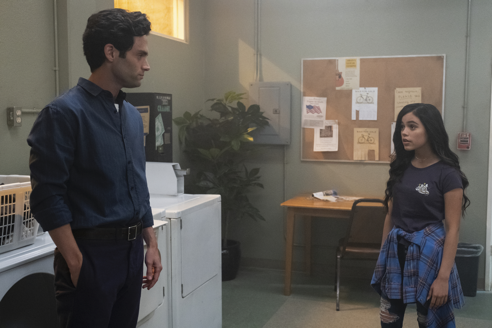 YOU Season 2 Penn Badgley Jenna Ortega