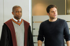 Dule Hill and James Roday in Psych