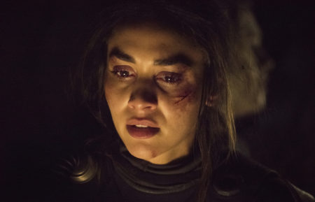 Lindsey Morgan as Raven in The 100 - 'Nakara' - Season 7, Episode 6