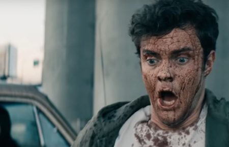 Jack Quaid covered in blood in The Boys - Season 2