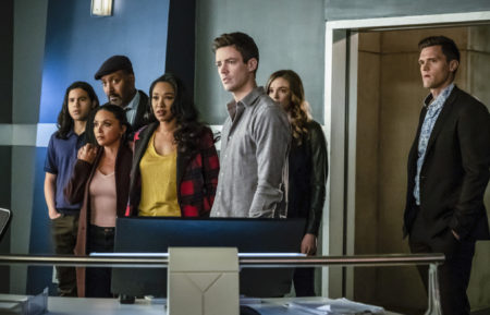 The Flash Grant Gustin Danielle Nicolet React Hartley Sawyer Firing