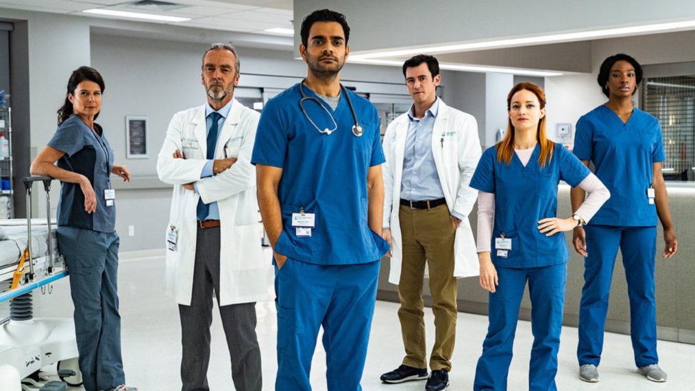 Transplant, Season 1 - Torri Higginson as Claire Malone, John Hannah as Jed Bishop, Hamza Haq as Bashir Hamed, Jim Watson as Theo Hunter, Laurence Leboeuf as Magalie Leblanc, Ayisha Issa as June Curtis