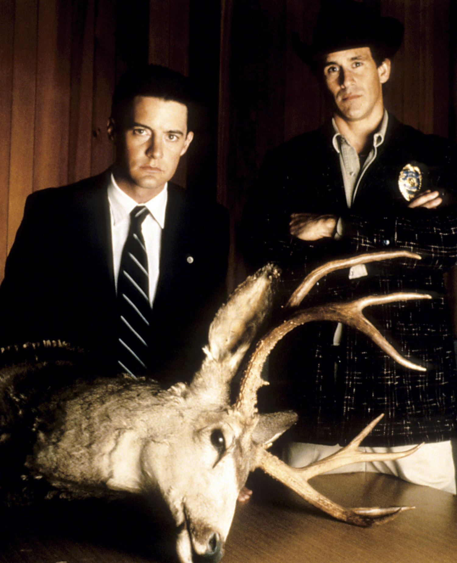 Twin Peaks - Kyle MacLachlan and Michael Ontkean