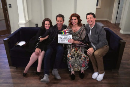 Will Grace - Megan Mullally as Karen Walker, Eric McCormack as Will Truman, Debra Messing as Grace Adler, Sean Hayes as Jack McFarland