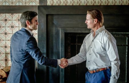 Wes Bentley and Josh Holloway in Yellowstone