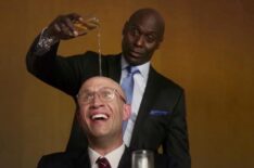 Lance Reddick and Adam Lustick in Corporate