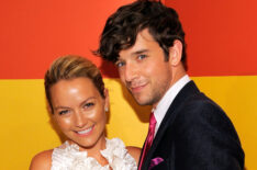 Becki Newton and Michael Urie