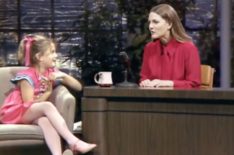 Drew Barrymore Chats With Her Younger Self in Talk Show Promo (VIDEO)