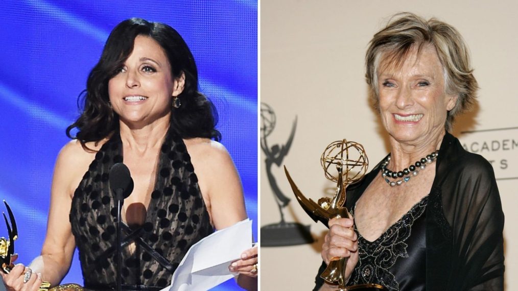 Emmy Record Holders Julia Louis-Dreyfus Cloris Leachman