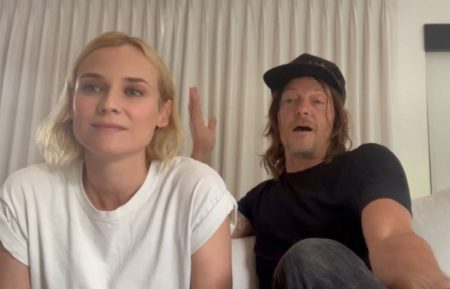 Diane Kruger Norman Reedus Friday Night in with the Morgans