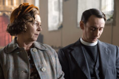 Grantchester - Tessa Peake-Jones as Mrs. C and Al Weaver as Leonard - Season 5, Episode 6