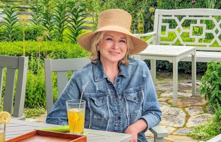 Martha Stewart relaxing during HGTV's Martha Knows Best