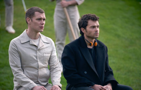 Joseph Morgan and Alden Ehrenreich in Brave New World - Season 1, Episode 8