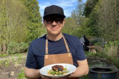 Chef Michael Symon Talks Filming 'Dinners Cooking Out' at Home